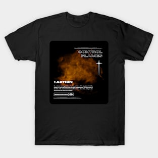 Control Flames Modern Dnd Dungeons and Dragons 5e T-Shirt